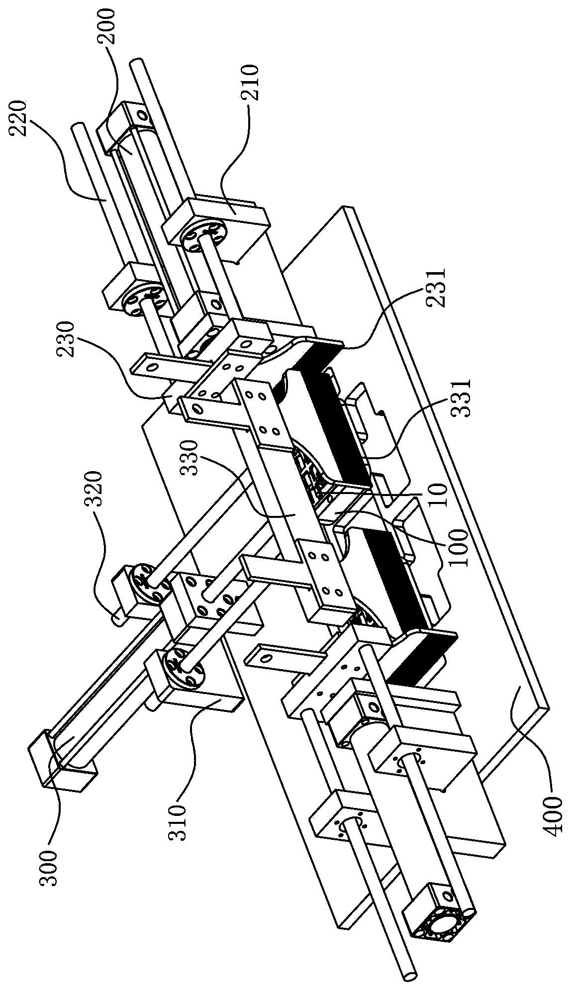 Automatic dedusting mechanism
