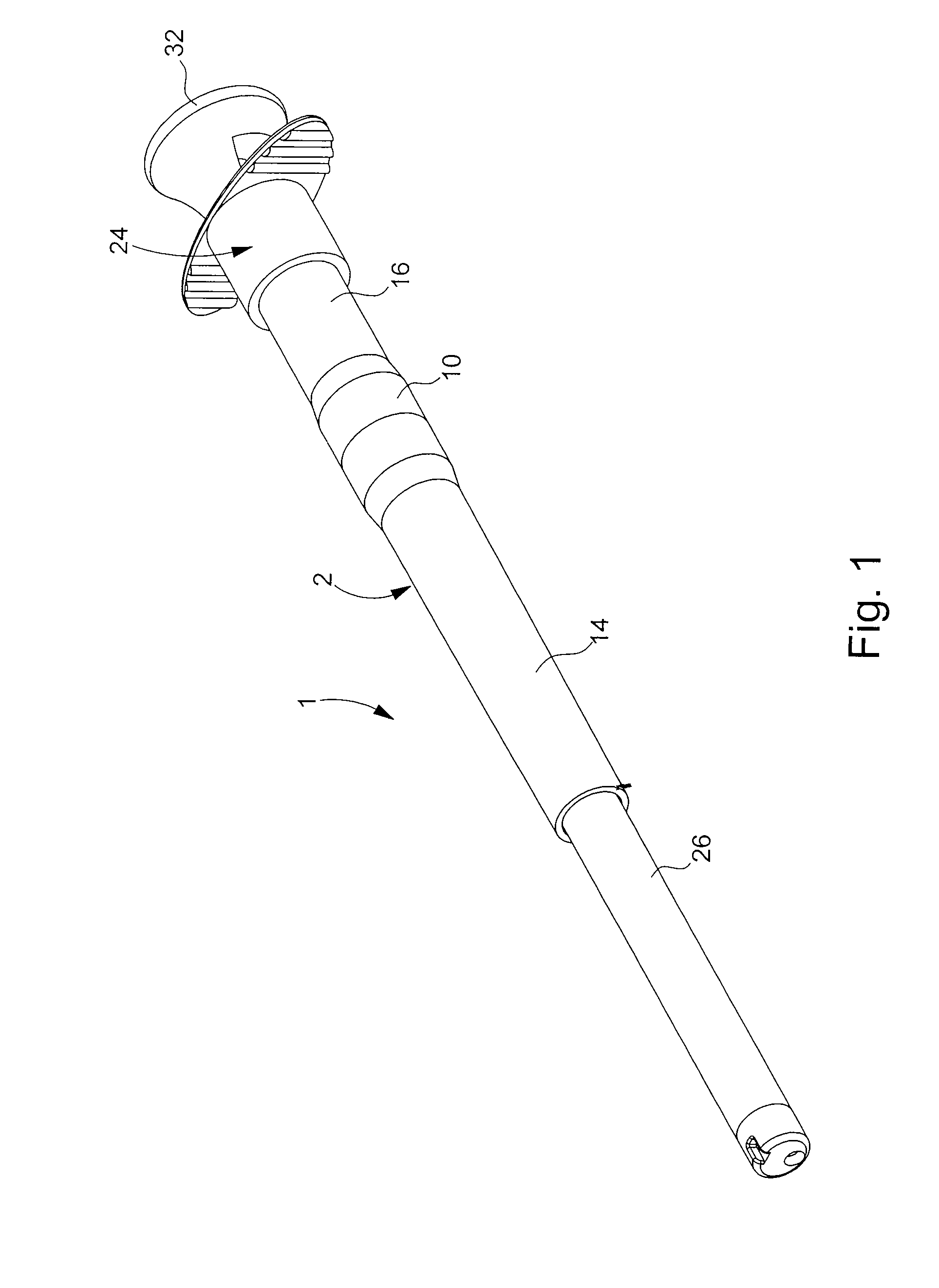 Device for the injection of a solid or semi-solid implant