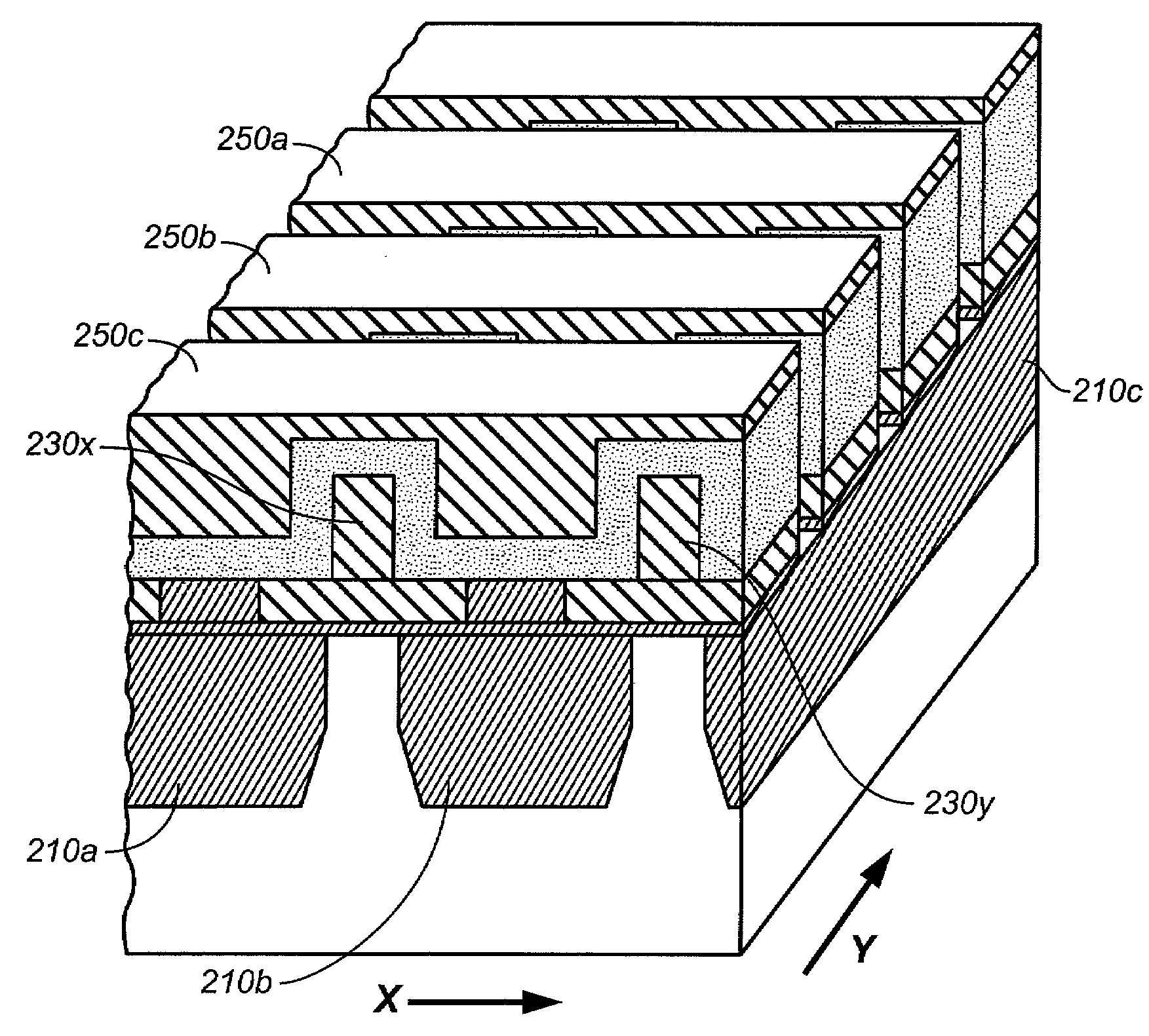 Nonvolatile Memory with Reduced Coupling Between Floating Gates