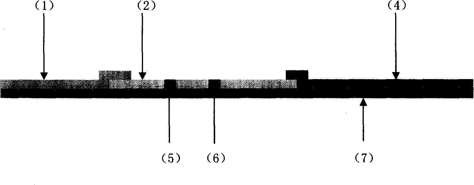 Method for enhancing detection reagent sensitivity by using colloidal gold or latex granule as marker