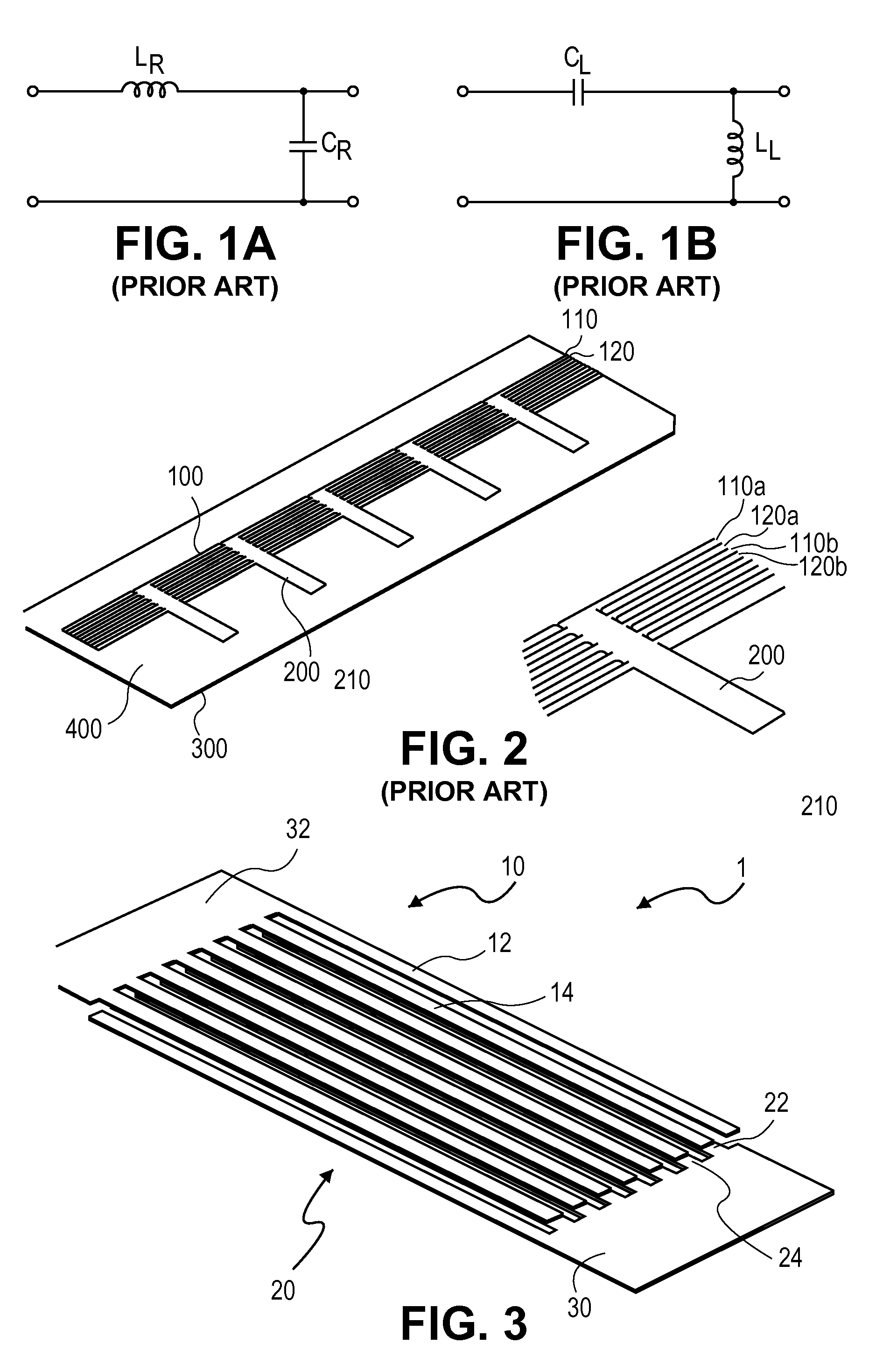 Transmission line with left-hand characteristics including an interdigital capacitor with partially overlapping fingers