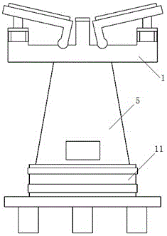Stable supporting device for bridge