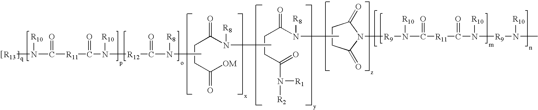 Polyaspartate derivatives for use in detergent compositions