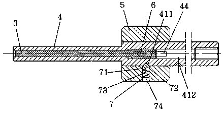 Special tool for chamfers on front and back sides of connecting holes at flange ends of camshaft