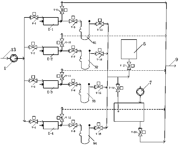 Device for full-automatically measuring kinematic viscosity and viscosity index of electrical equipment oil and measuring method