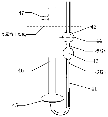 Device for full-automatically measuring kinematic viscosity and viscosity index of electrical equipment oil and measuring method