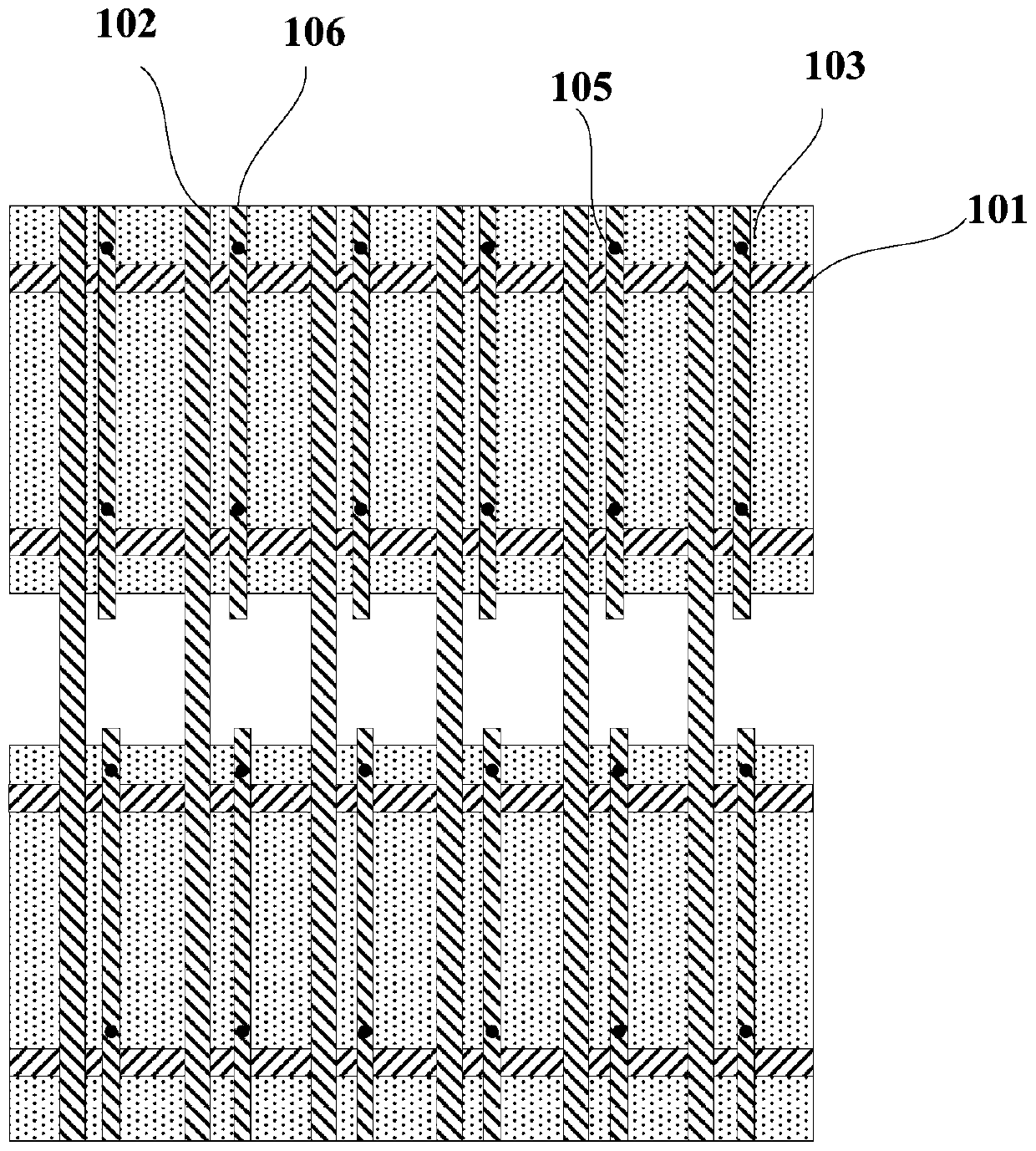 Array substrate, preparation method thereof and capacitive embedded touch screen