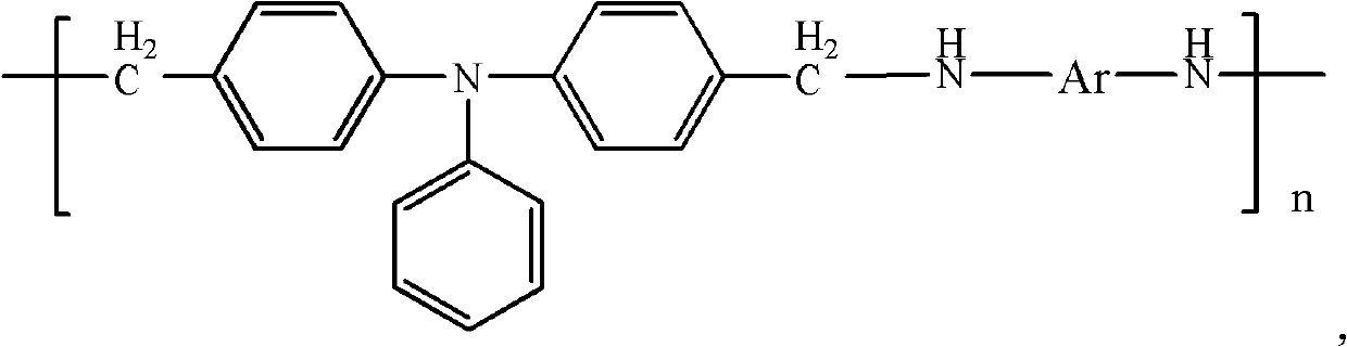 Polyaniline derivative, preparation method of reduced polySchiff base thereof and application of polyaniline derivative