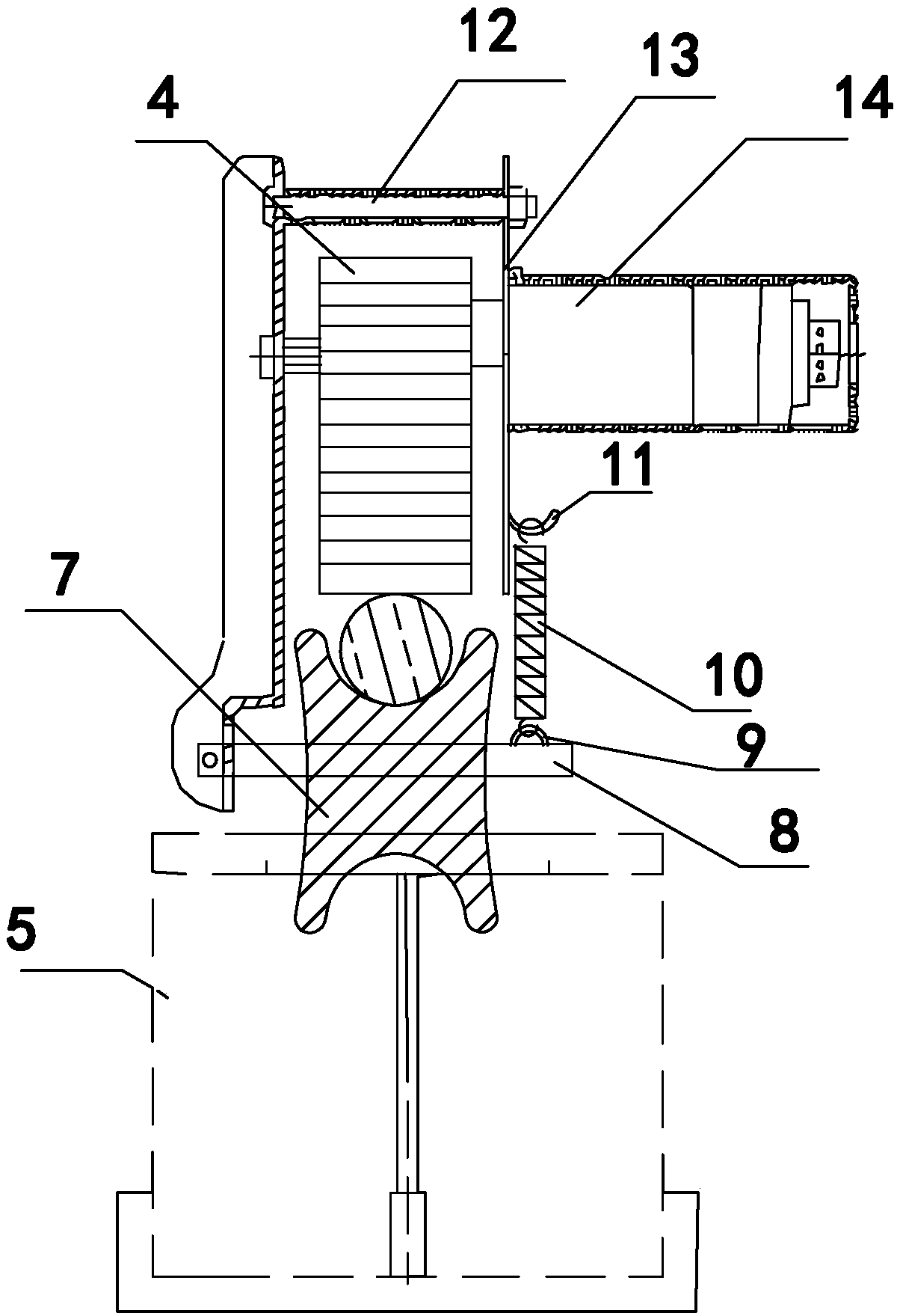 Automatic detection system and method for sag of power transmission line