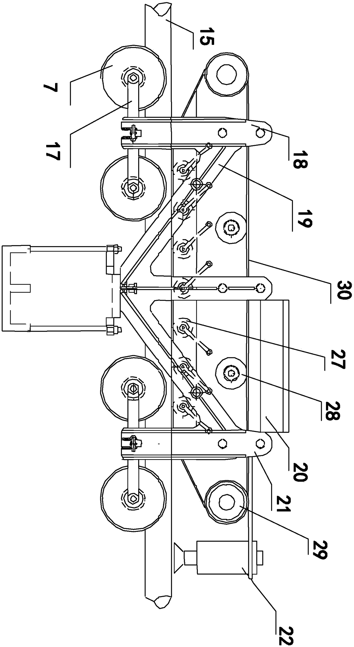 Automatic detection system and method for sag of power transmission line
