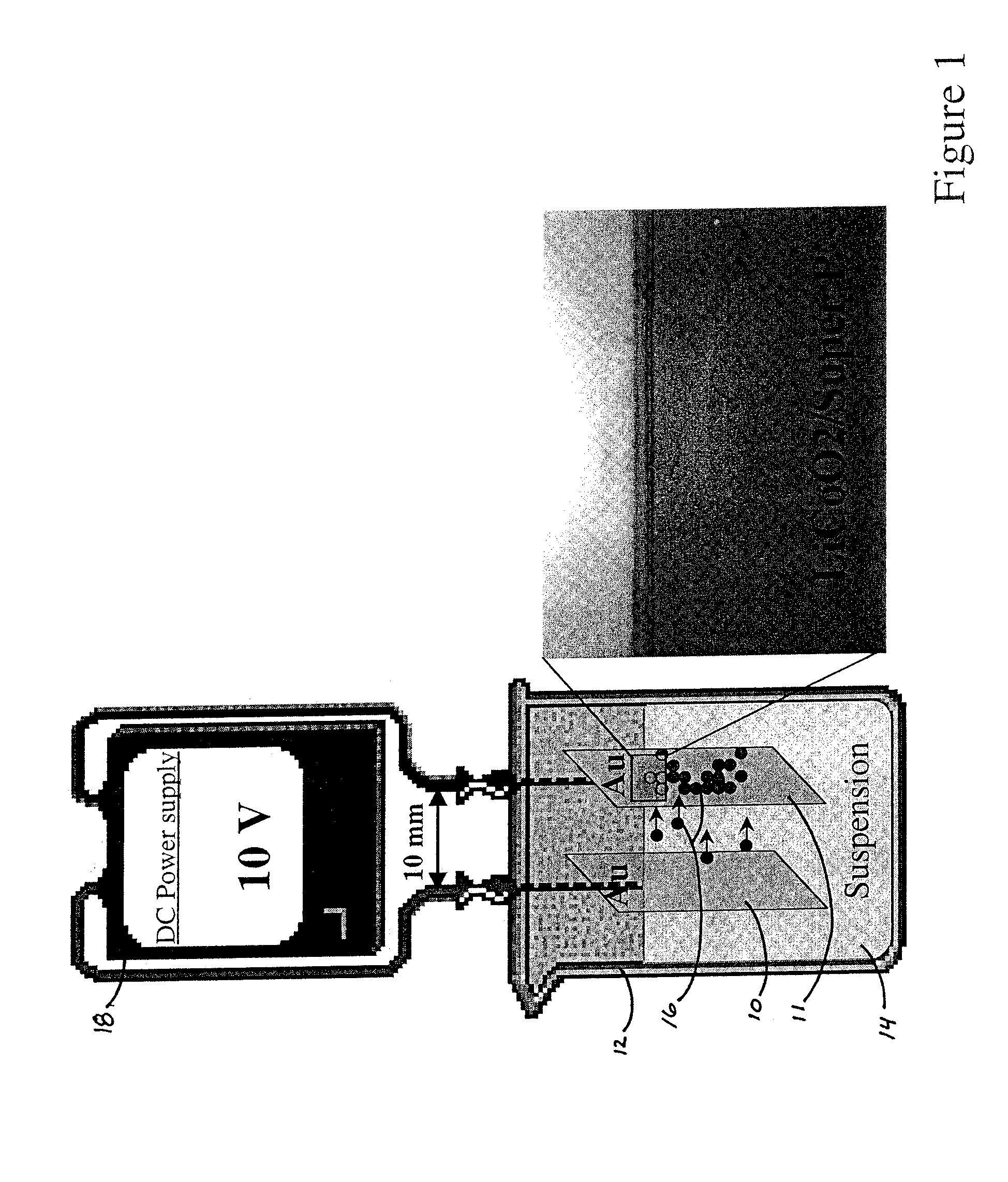 Electrophoretic assembly of electrochemical devices