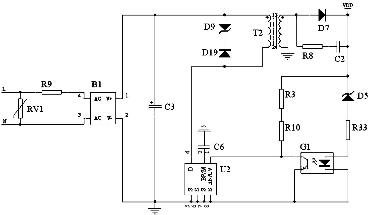Self-restoring over/under voltage breaker controller circuit