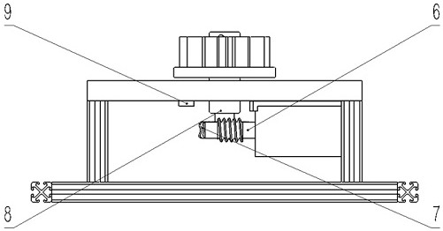 A device and process for measuring the expansion of gears after heating by laser reflection