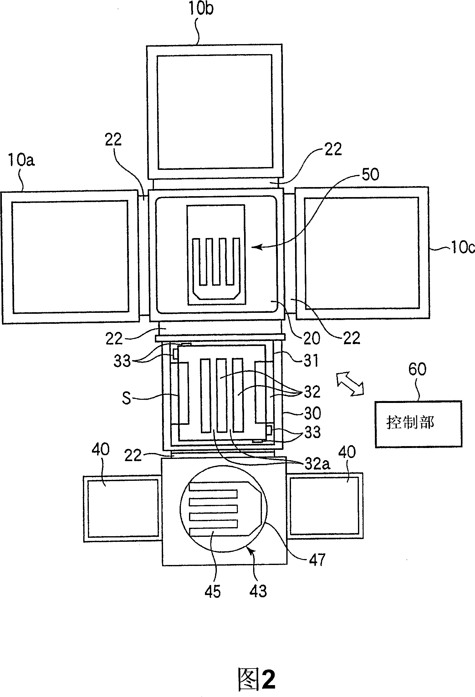 Conveying chamber, substrate processing device, and substrate disorder detection method