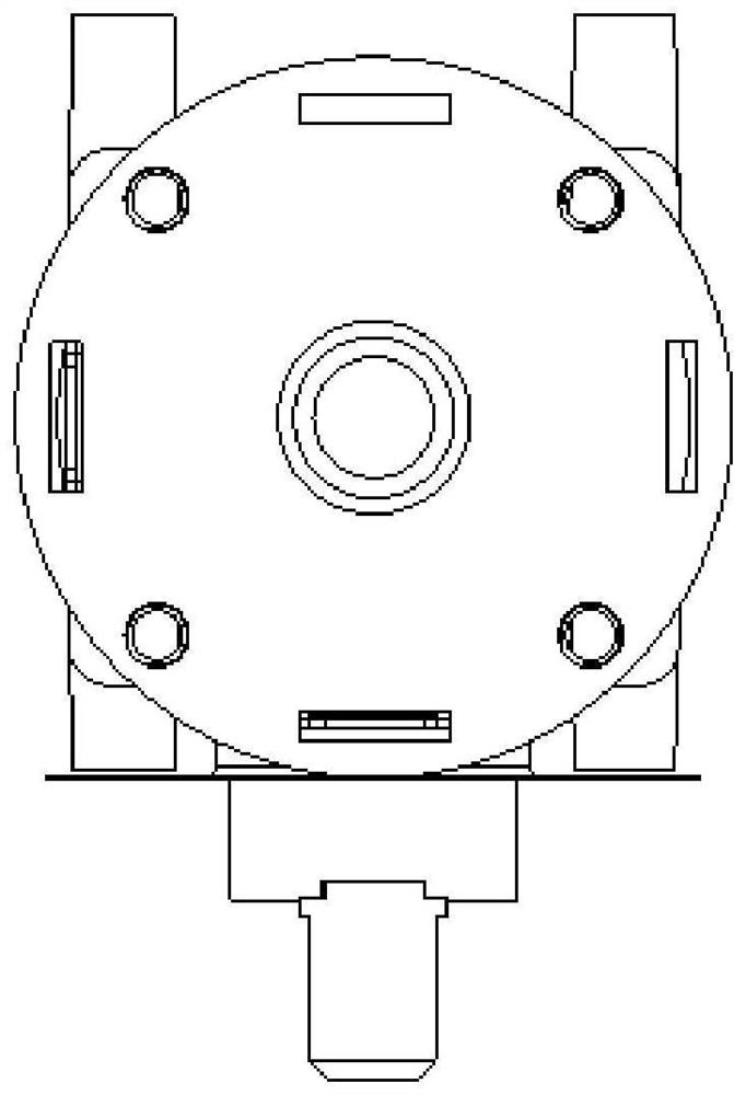 A round tube water heating device
