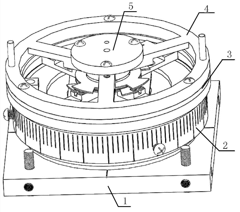 Precise assembling structure of static capacitance type adjustable final motion gyroscope