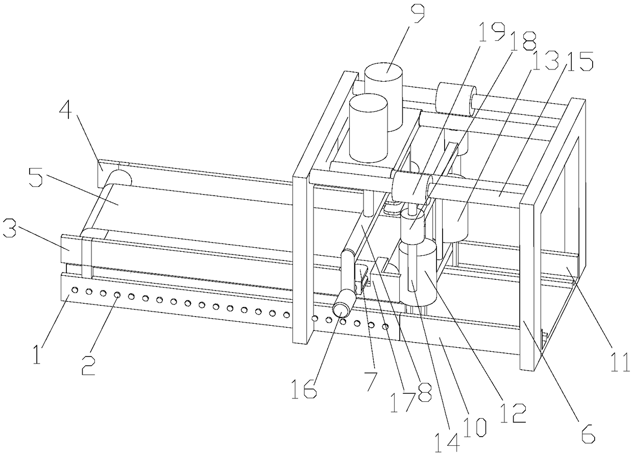 Wood tray machining device