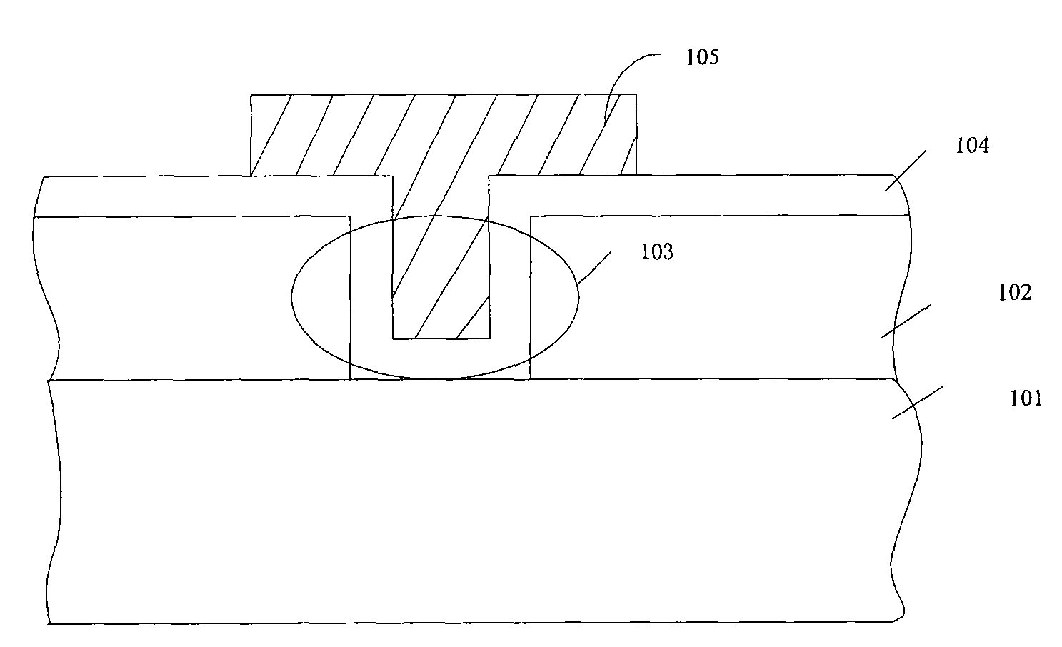 Method for removing pollutant granules in barrier layer and metal layer