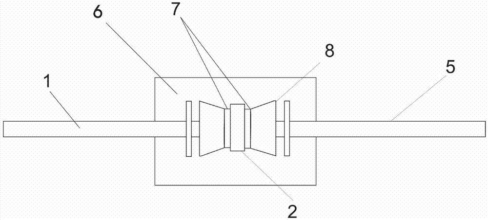 Device packaging structure and packaging method thereof
