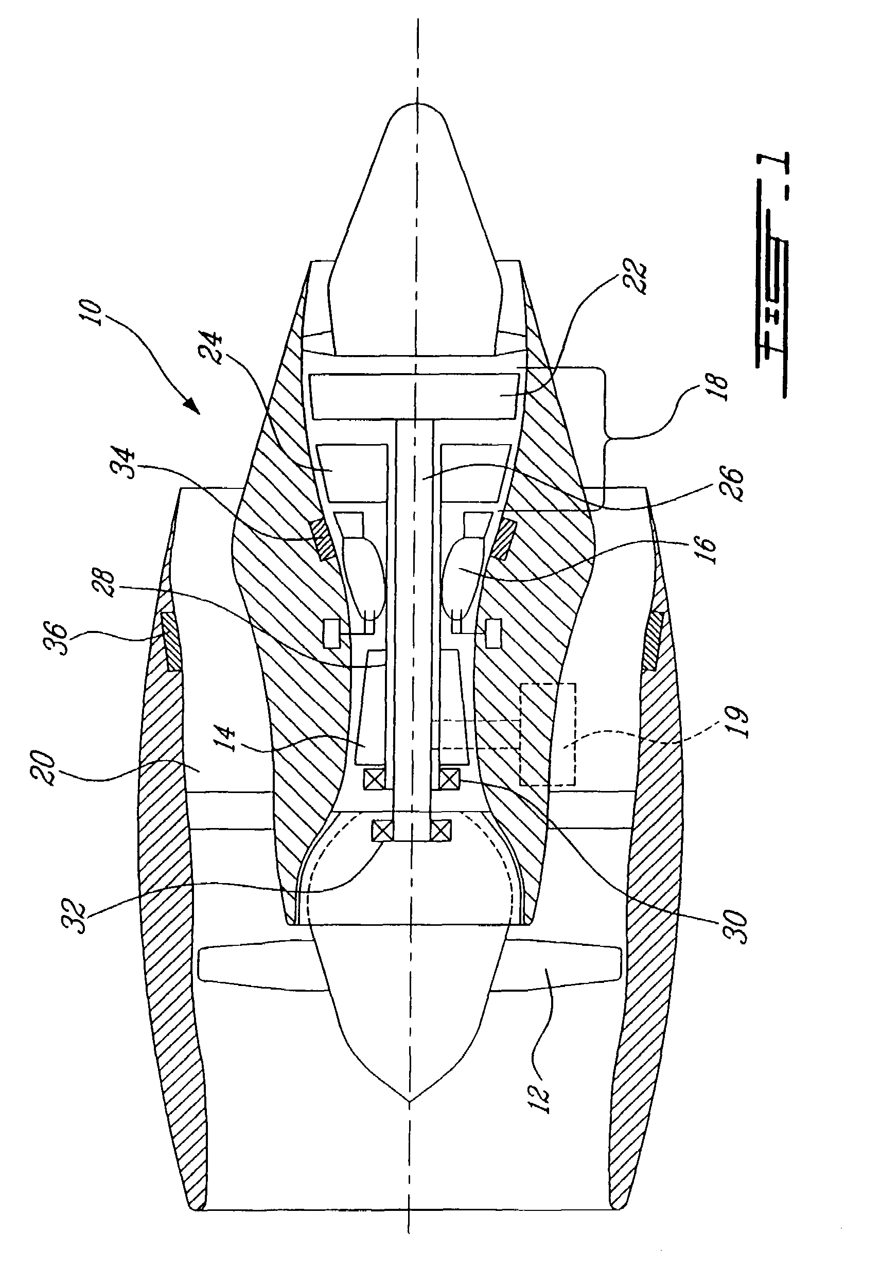 Gas turbine engine including apparatus to transfer power between multiple shafts