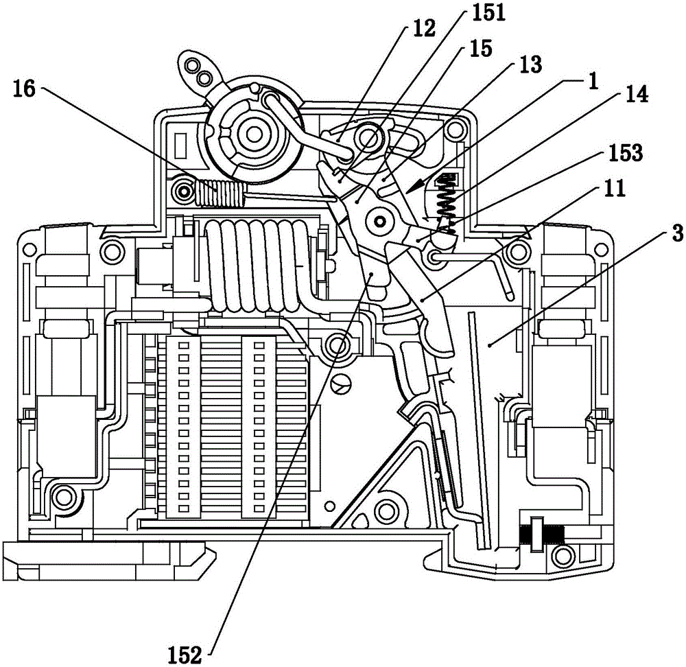 Operating mechanism of electric switch