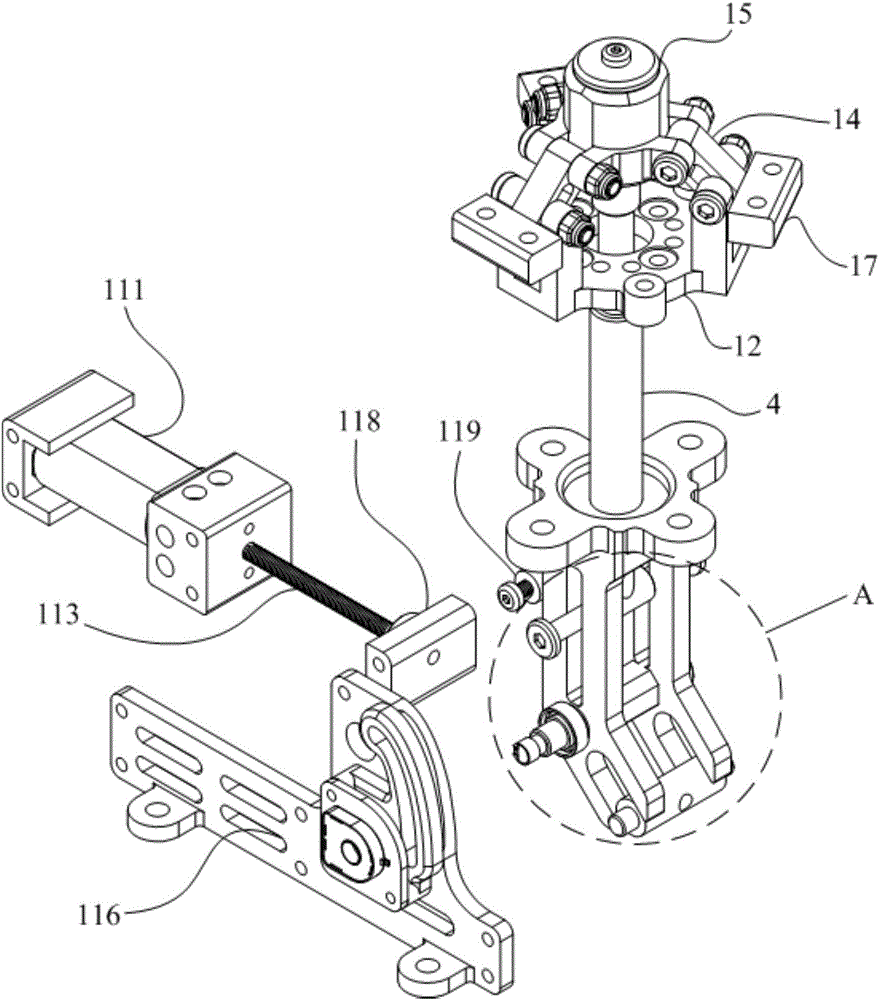 Folding-unfolding structure, rotor power assembly and tilting rotorcraft