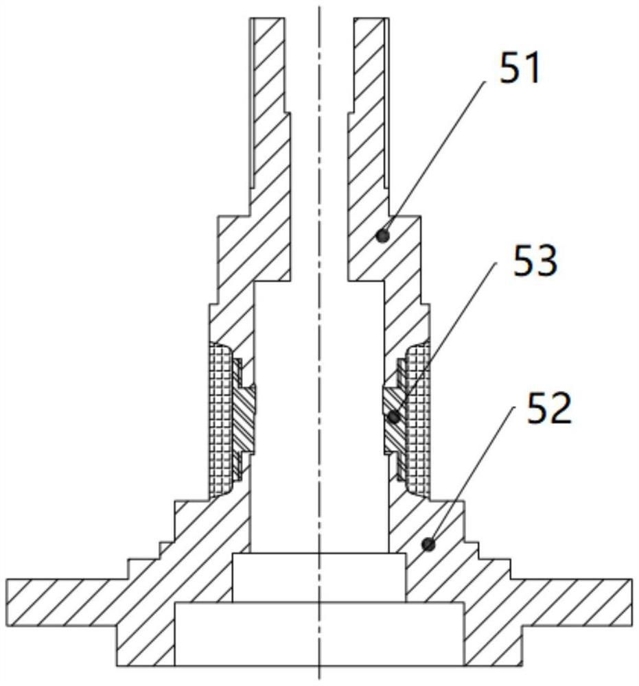 Electric control silicone oil clutch structure with separated magnetic circuits