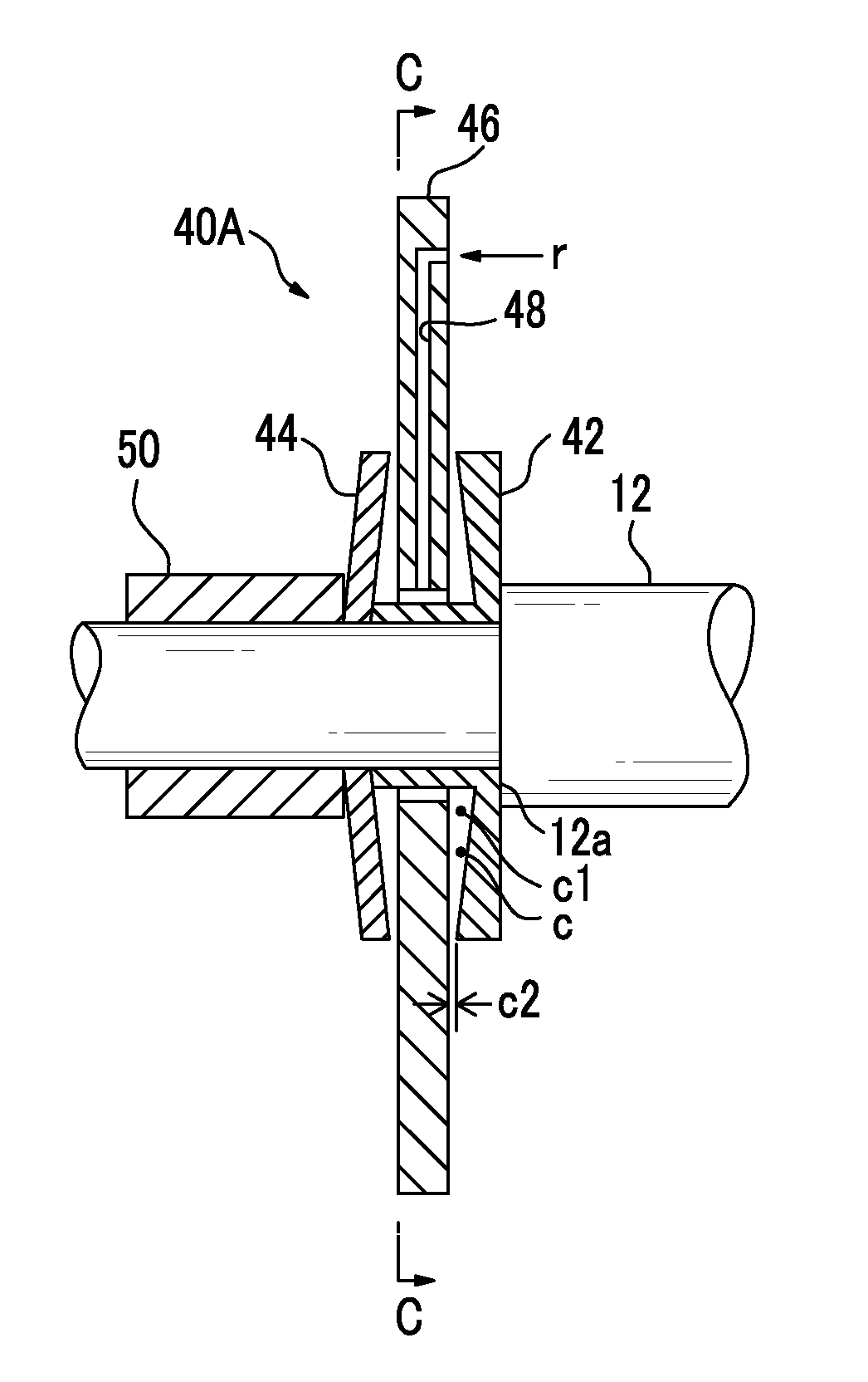 Thrust bearing device for supercharger