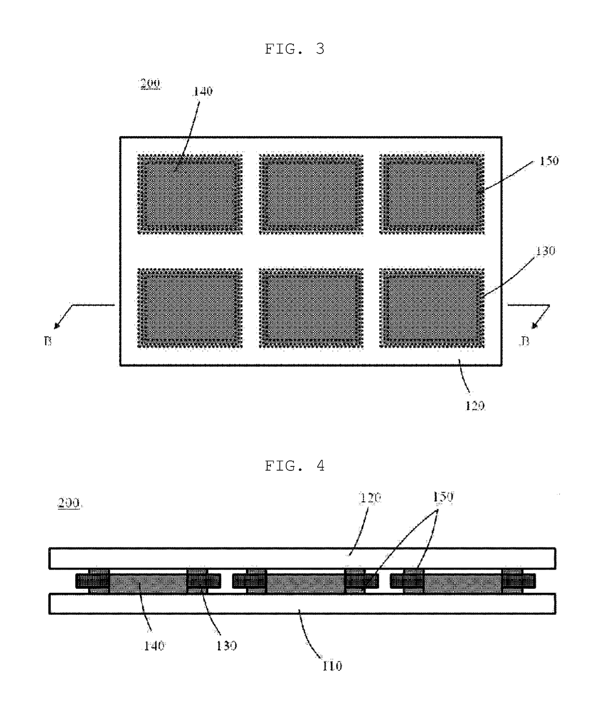 Substrate for color conversion of light-emitting diode and manufacturing method therefor