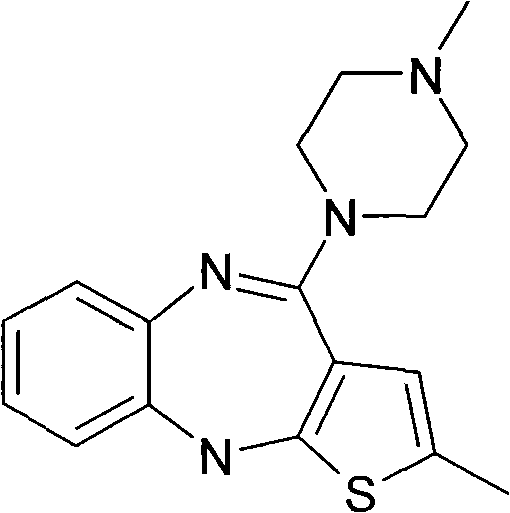 A kind of method for preparing olanzapine crystal form Ⅱ