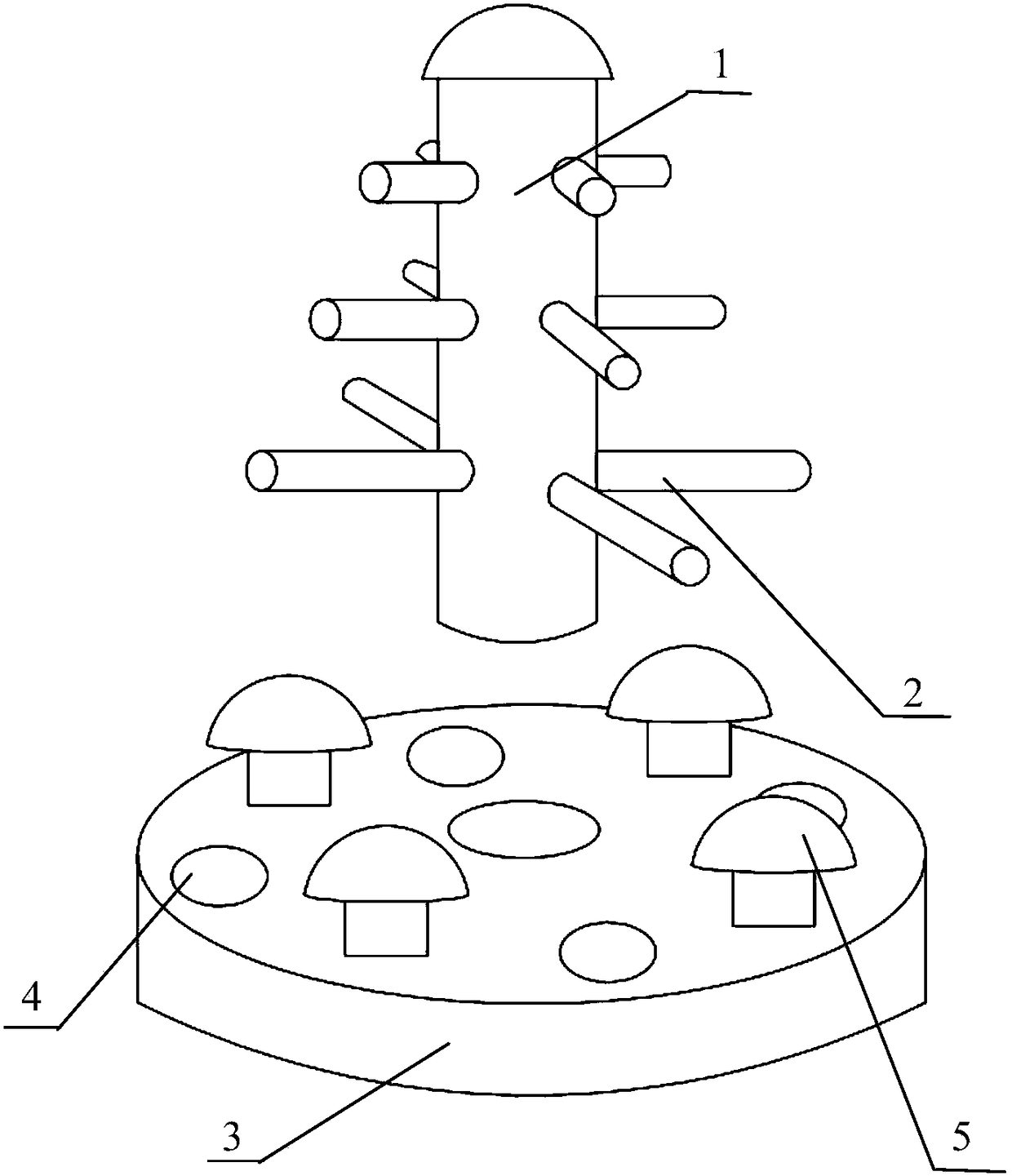 An ecological landscape artificial fish reef device