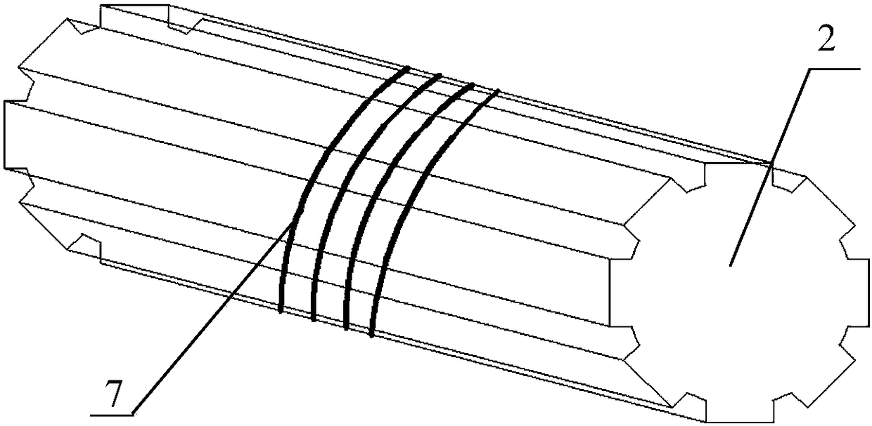 An ecological landscape artificial fish reef device