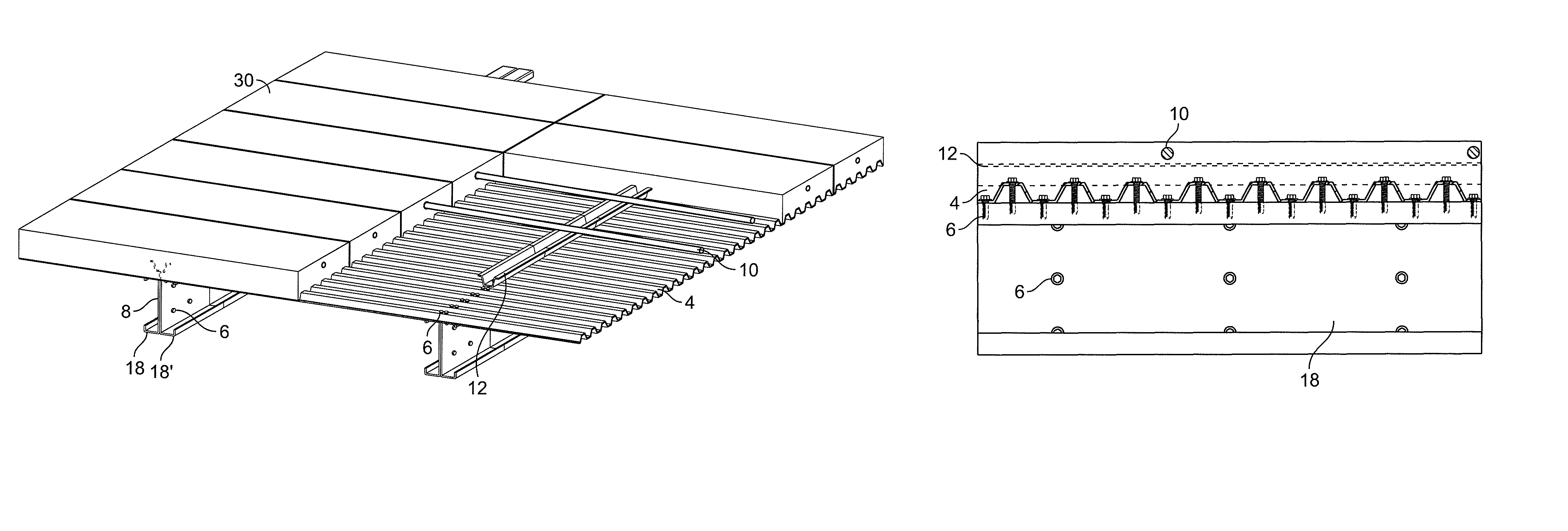 System and method of use for composite floor