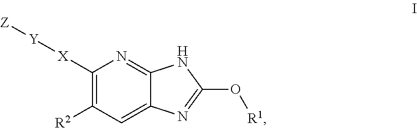 New azabenzimidazole derivatives