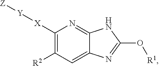 New azabenzimidazole derivatives