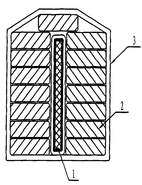 Copper film shielded transposition wire and production method