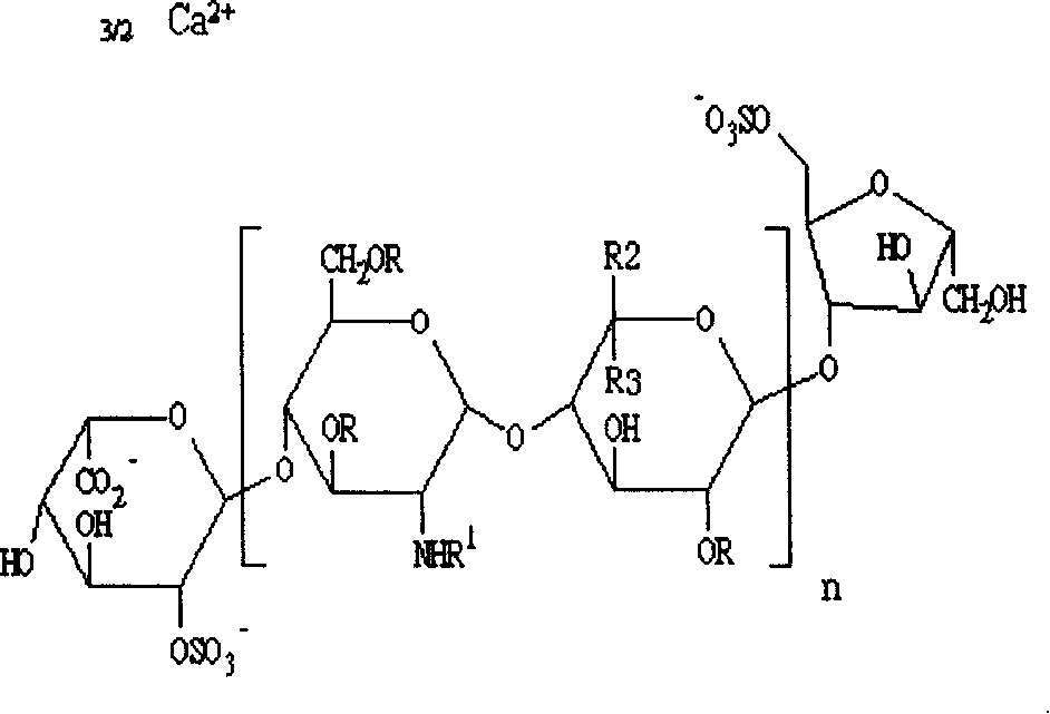 Low molecule heparin sustained-release controlled-release capsule preparations and preparation method thereof