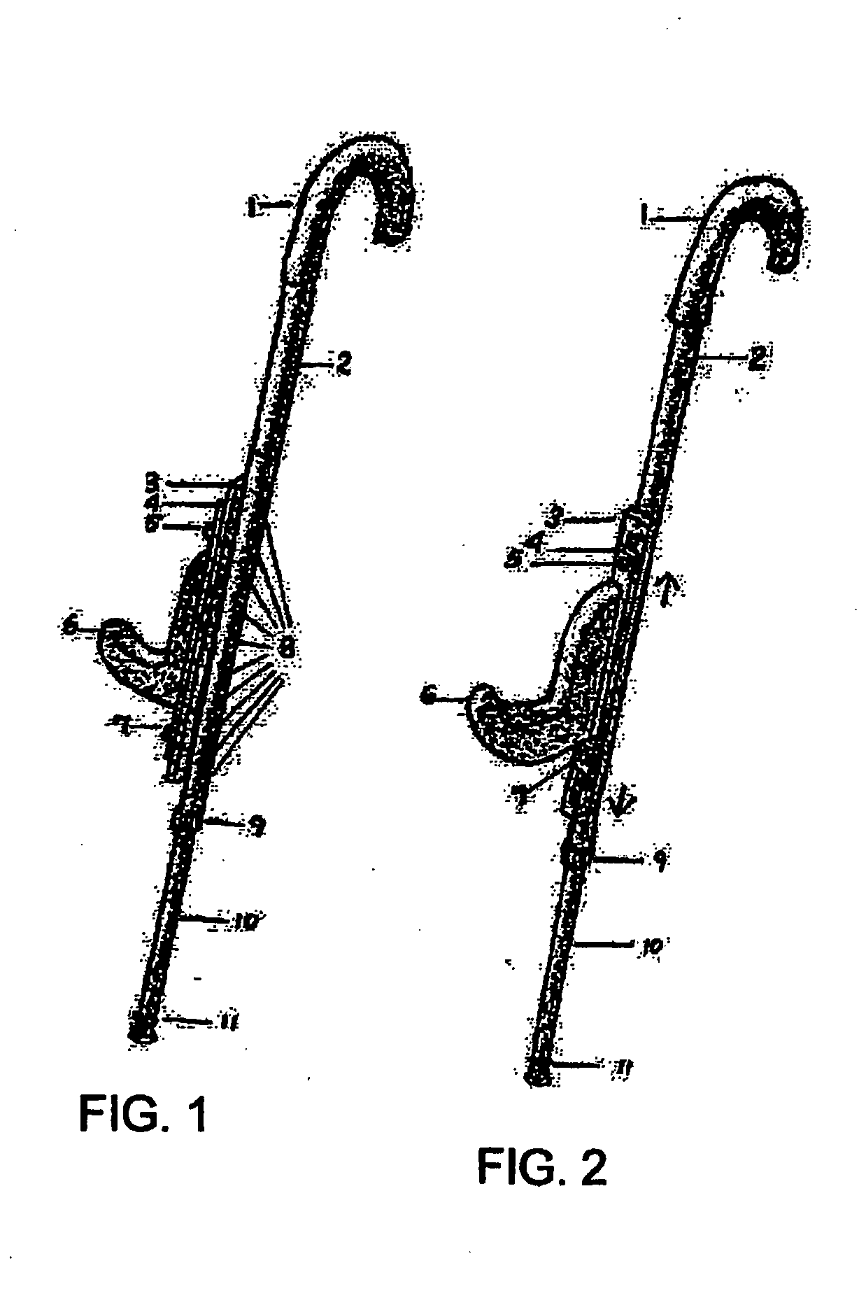 Calf, ankle, foot, or leg rest for cane and cane with device attached