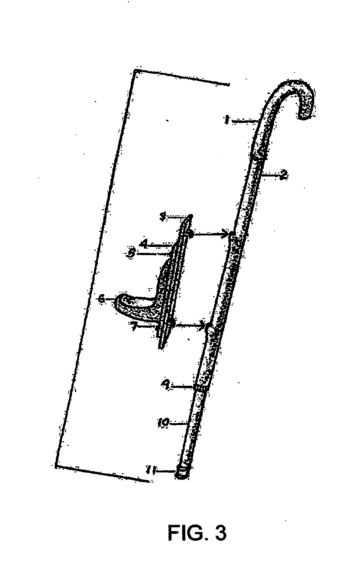 Calf, ankle, foot, or leg rest for cane and cane with device attached