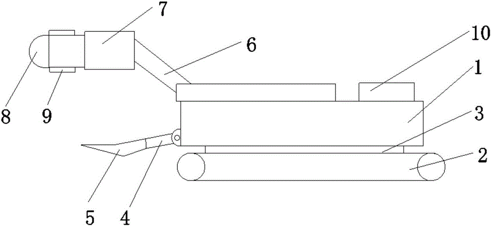 Tunnel and underground engineering full cross-section cantilever tunneling machine milling and excavating device and method