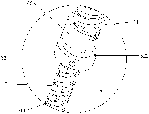 Multi-section automatic telescopic rod