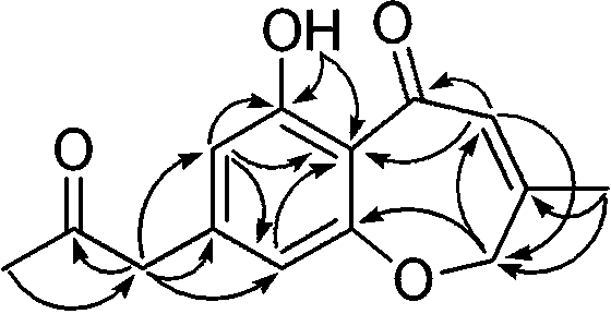 Chromone compound as well as preparation method and application thereof