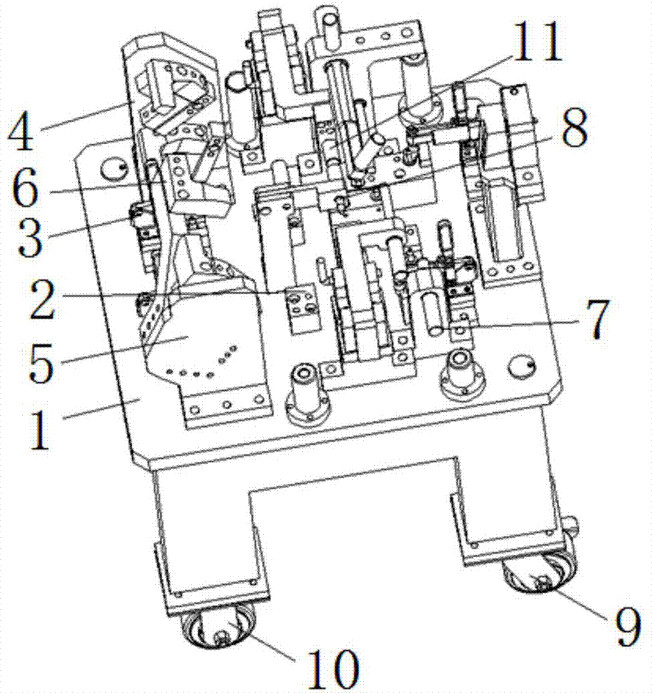 Automobile pedal assembly detecting tool