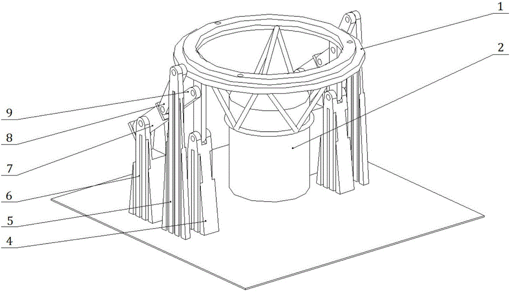 Turnover mechanism for assembling of large parts