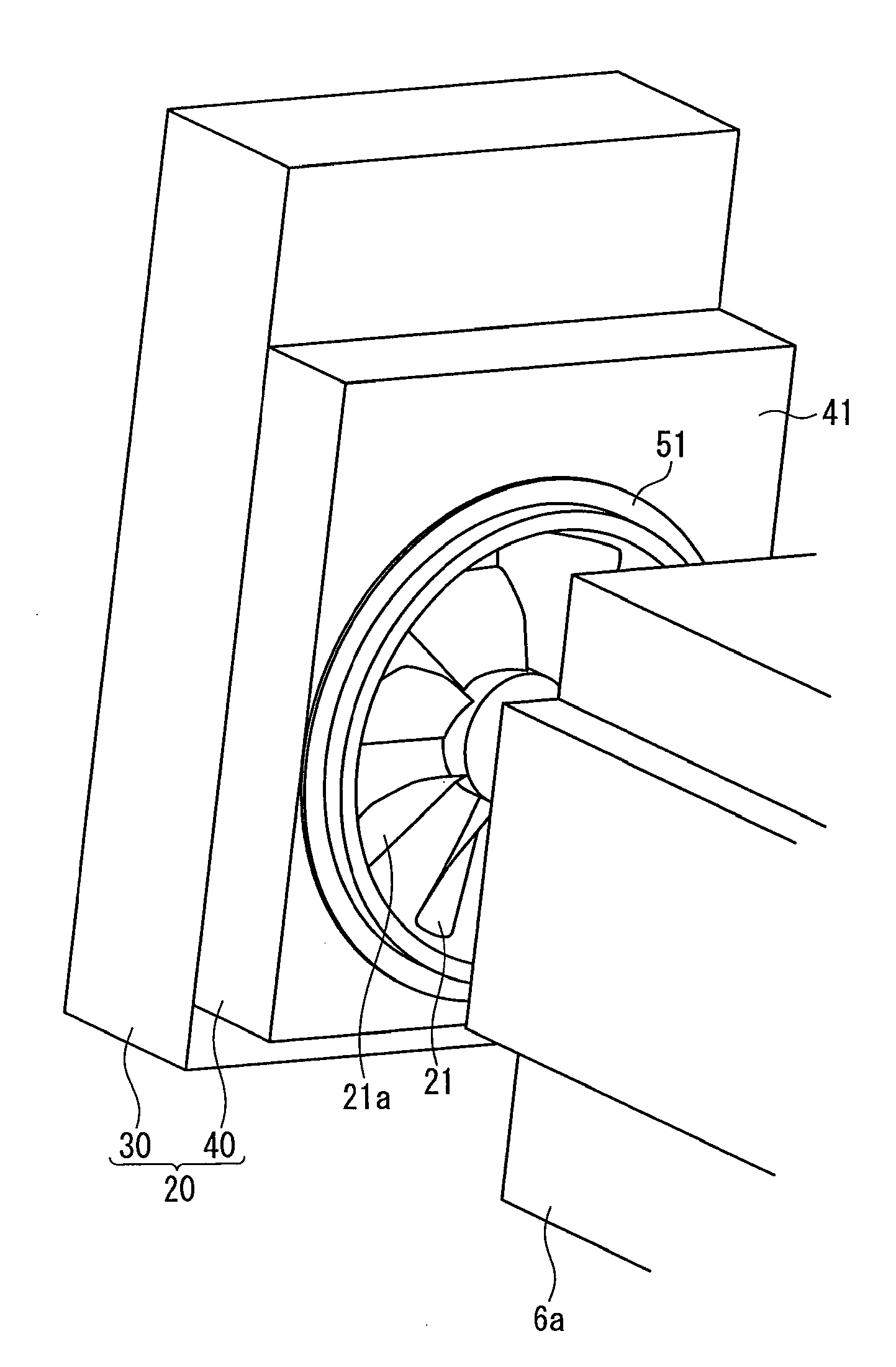 Cooling device and construction machine or working machine equipped with the same