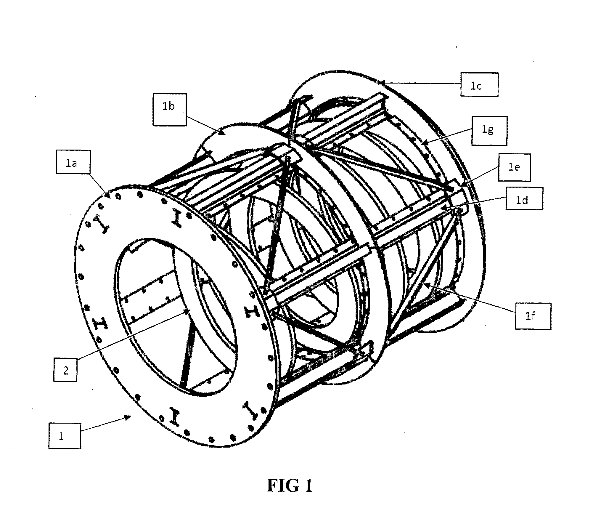 Trommel assembly having a spiral assembly with decaying pitch