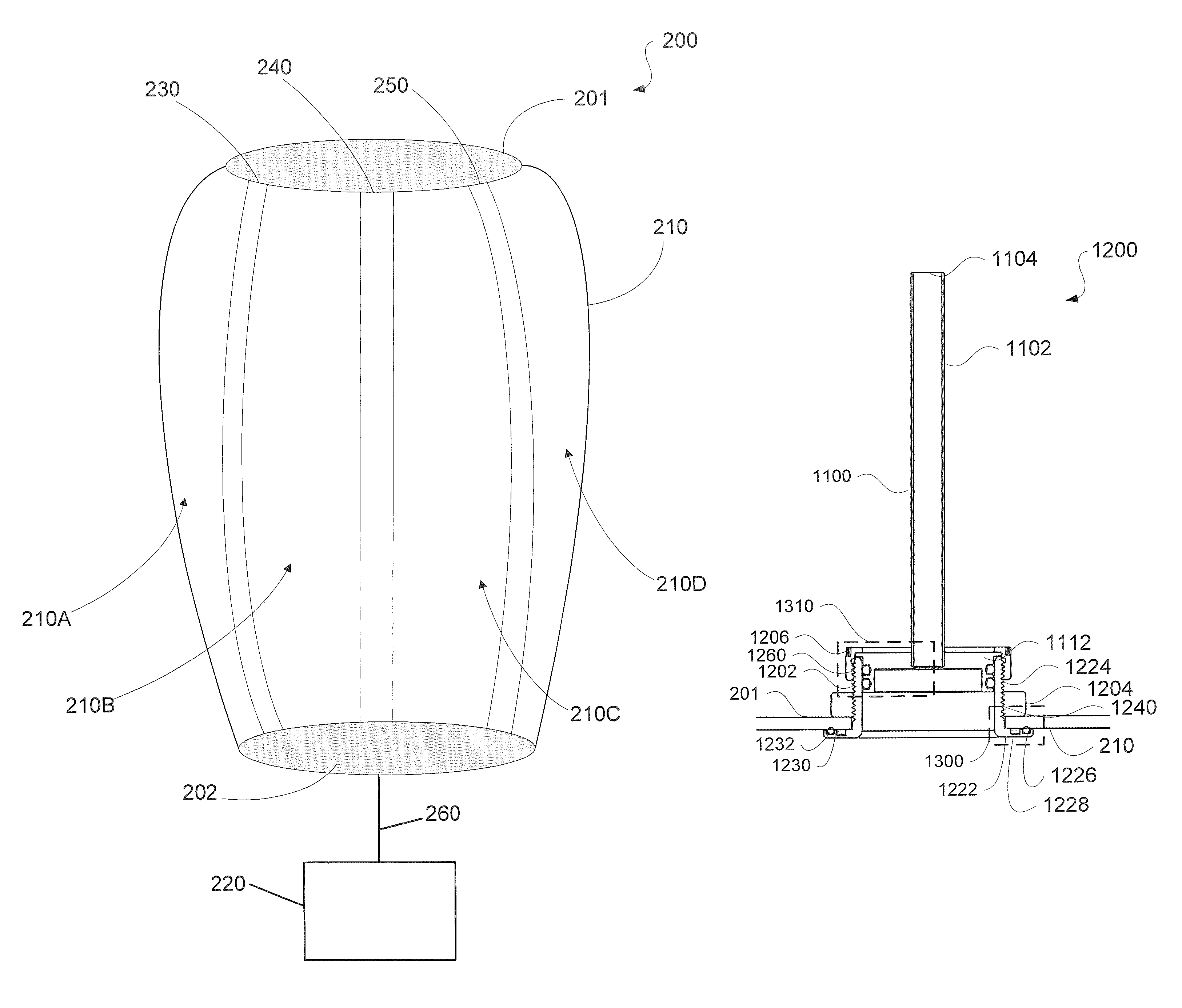 Filling apparatus for high-altitude balloons