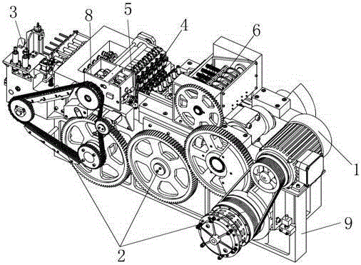 Cold heading machine