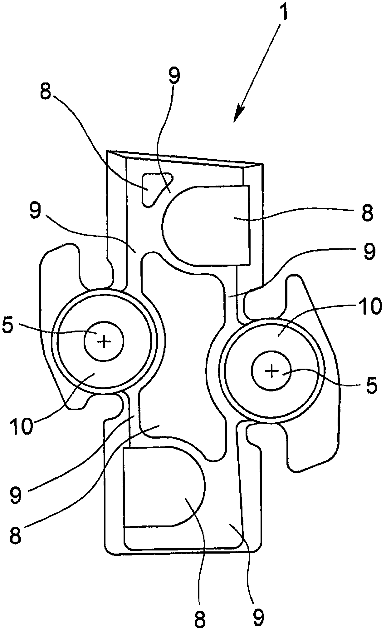 Brake lining for a disc brake and brake lining system