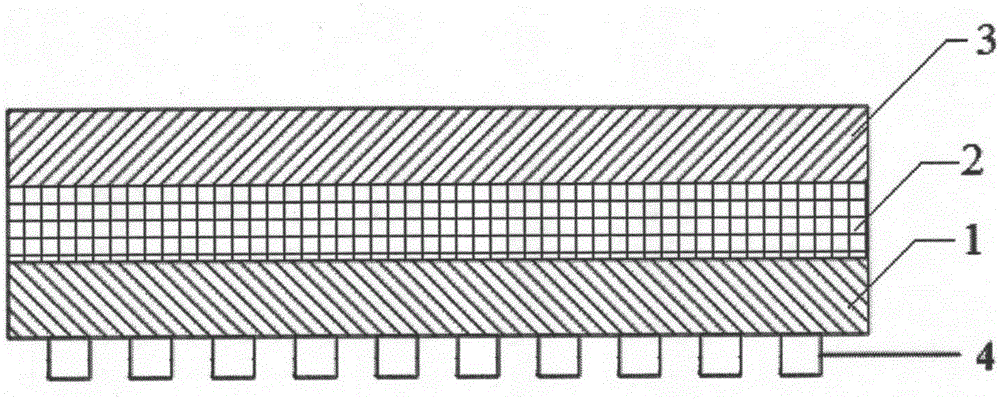 Elastic conducting film material and preparation method thereof